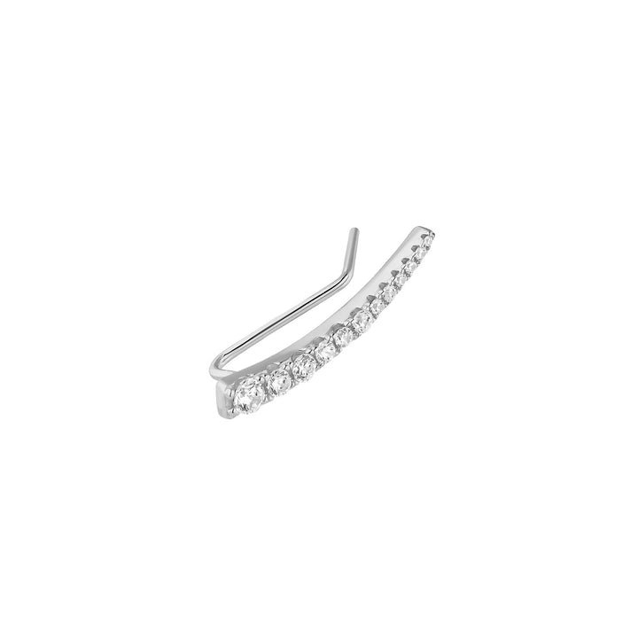 STELA ZILVER KLIMPIERCING OORBEL