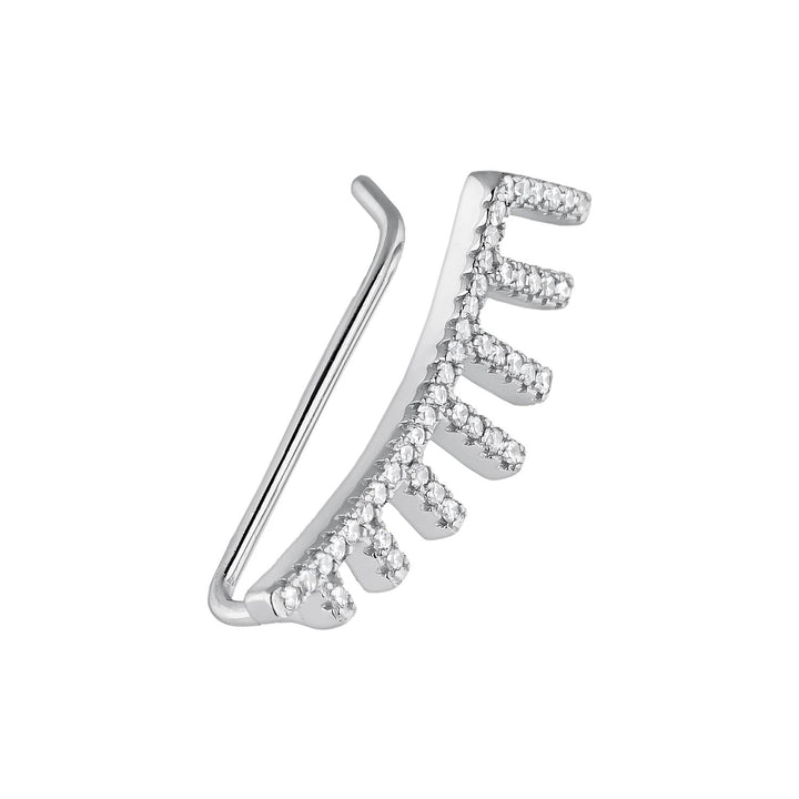 ORECCHINO TREPADOR IN ARGENTO GATSBY