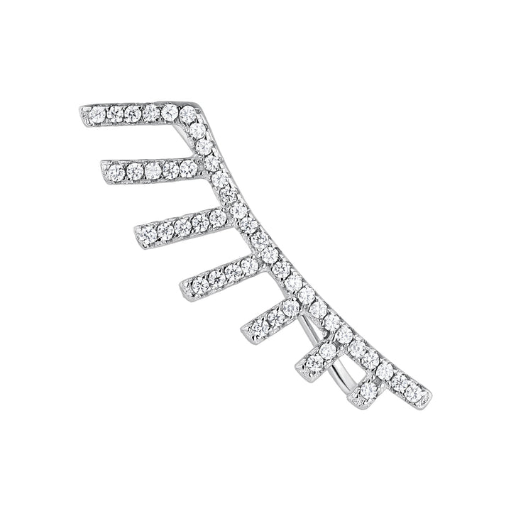 ORECCHINO TREPADOR IN ARGENTO GATSBY