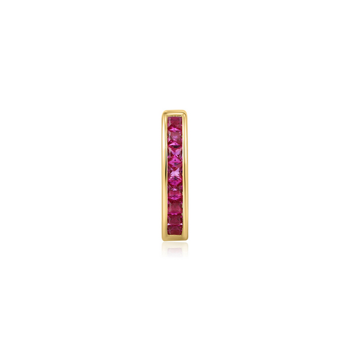 BRINCO PIERCING ARGOLA OURO AMARELO ROSA HOLI HOOP