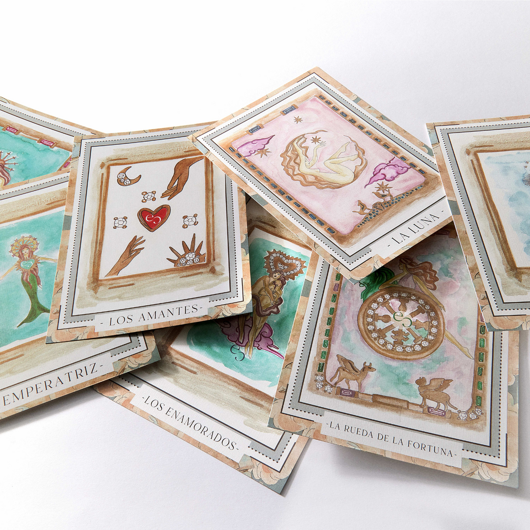PENDIENTE PIERCING ARO CARTAS TAROT EL CARRO