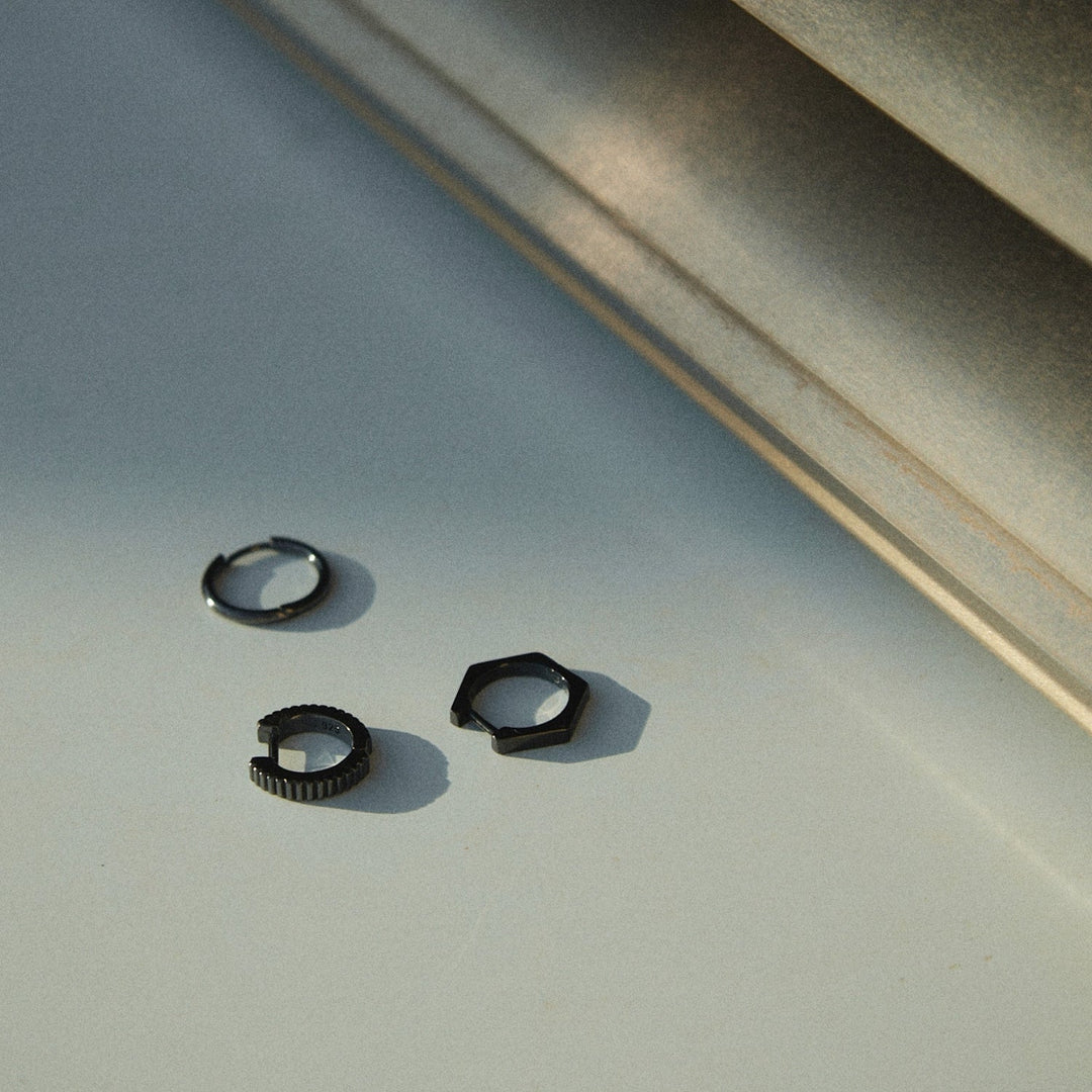 BRINCO PIERCING ARGOLA PENTÁGONO