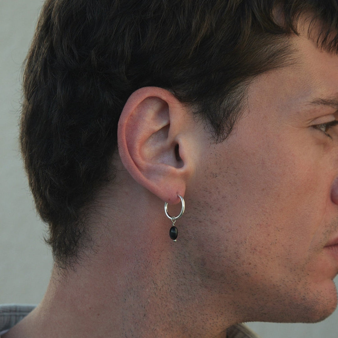 BRINCO PIERCING ARO BARROCO PRETO