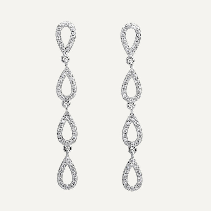 PENDIENTES PLATA CRYSTAL SERENADE