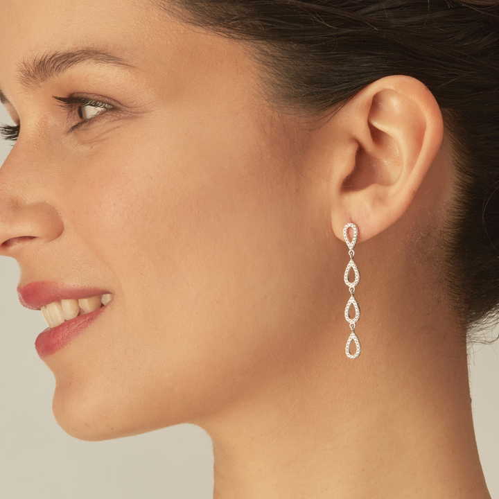 PENDIENTES PLATA CRYSTAL SERENADE
