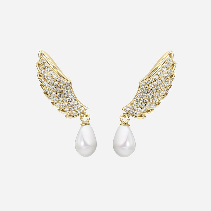 PENDIENTES PEARL WINGS