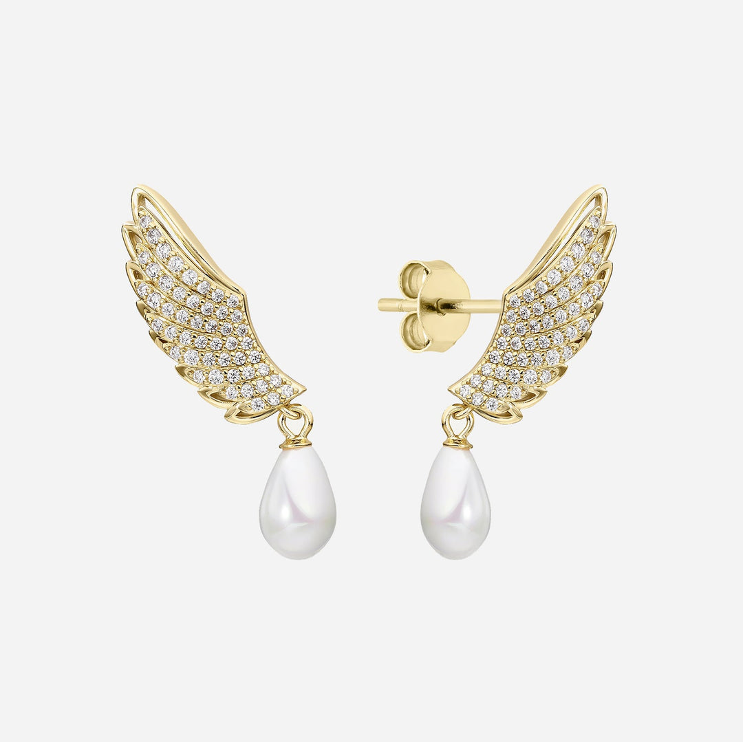 PENDIENTES PEARL WINGS