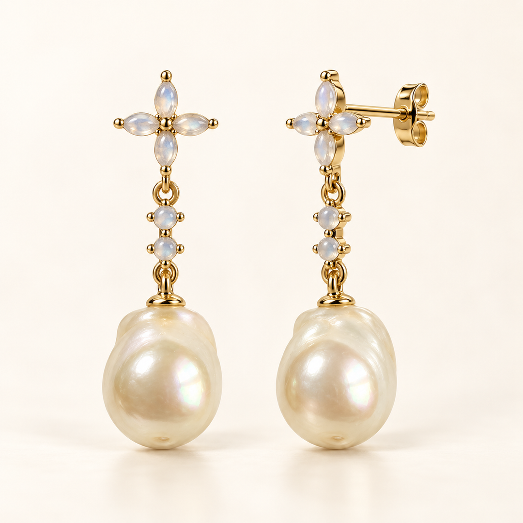 PENDIENTES WHITE BRUME