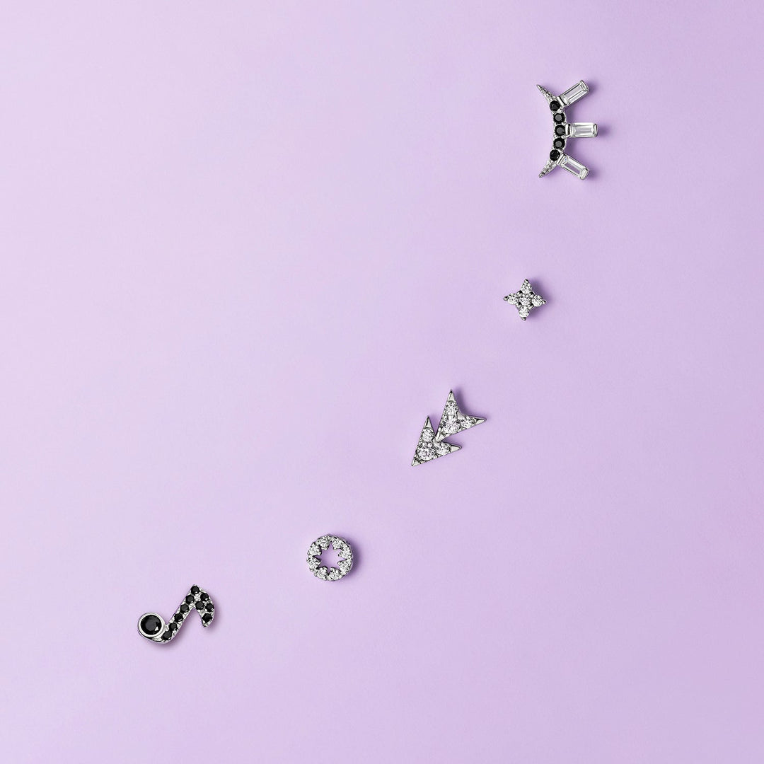 PENDIENTE PIERCING DE PLATA SURU